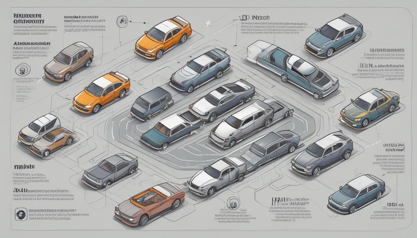 Schéma illustrant les différents modèles commerciaux liés à la connectivité automobile