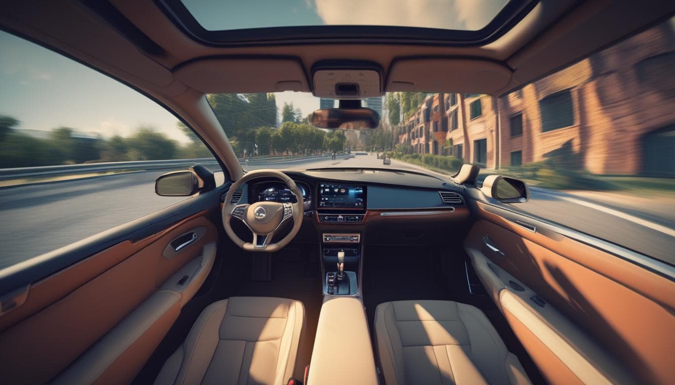 Esempio di simulazione VR di un test di guida