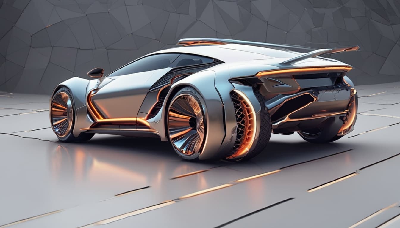 Üretken yapay zeka ile oluşturulmuş fütüristik araç konseptleri