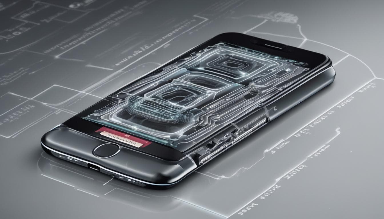 Image: A phone app displaying a car's digital twin