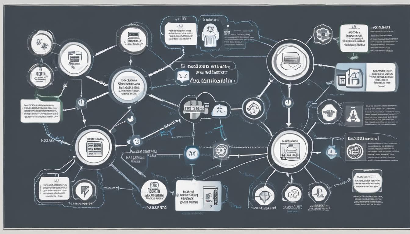 Veri güvenliği önlemleri diyagramı