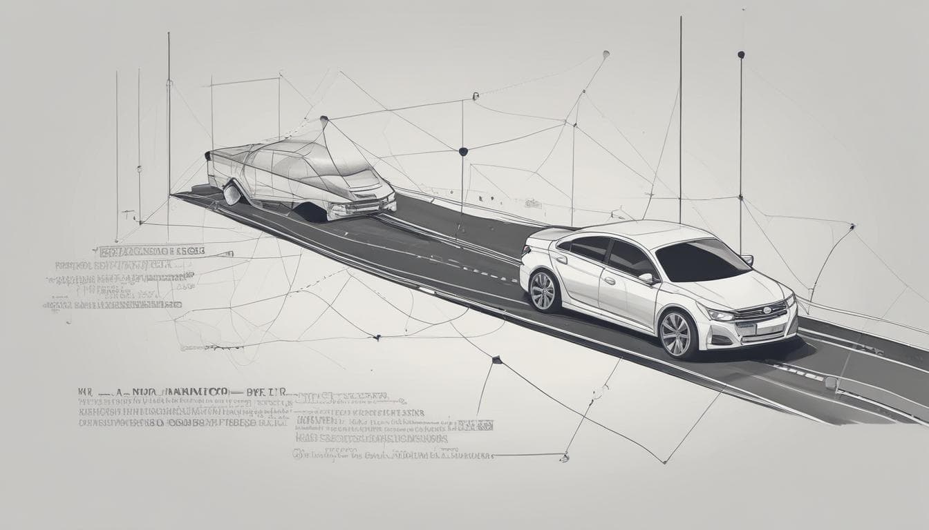 Imagen de una gráfica que muestra la reducción de accidentes con vehículos autónomos
