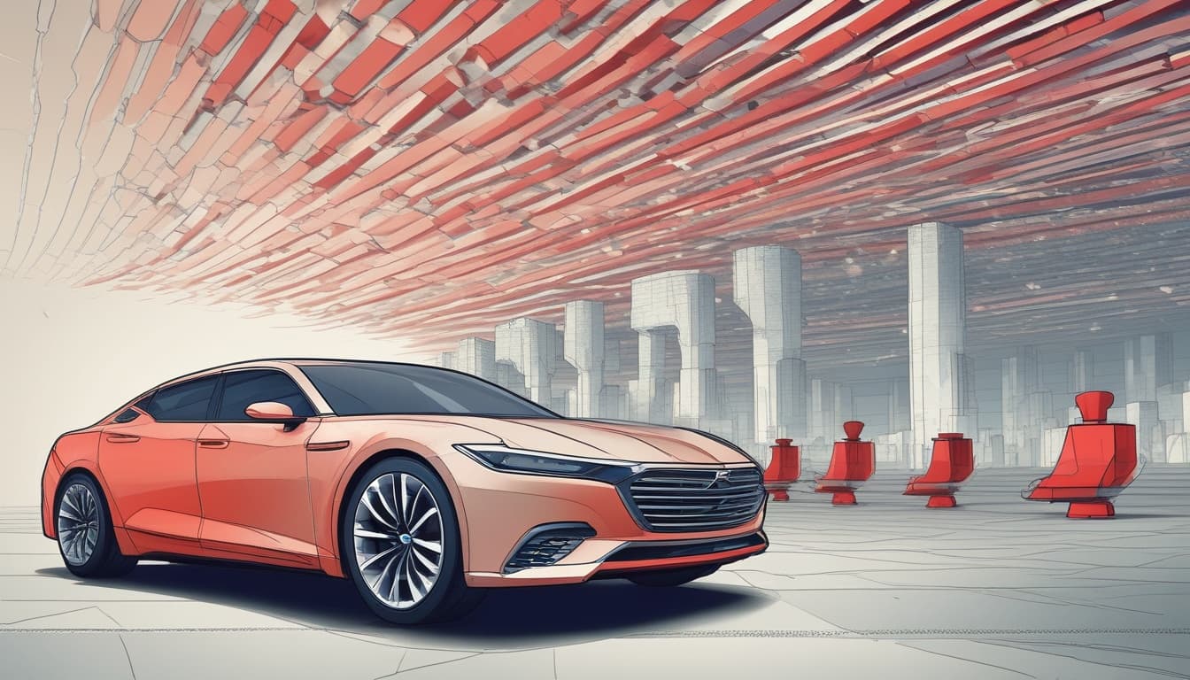 Graphique illustrant les 5V du Big Data dans l'automobile