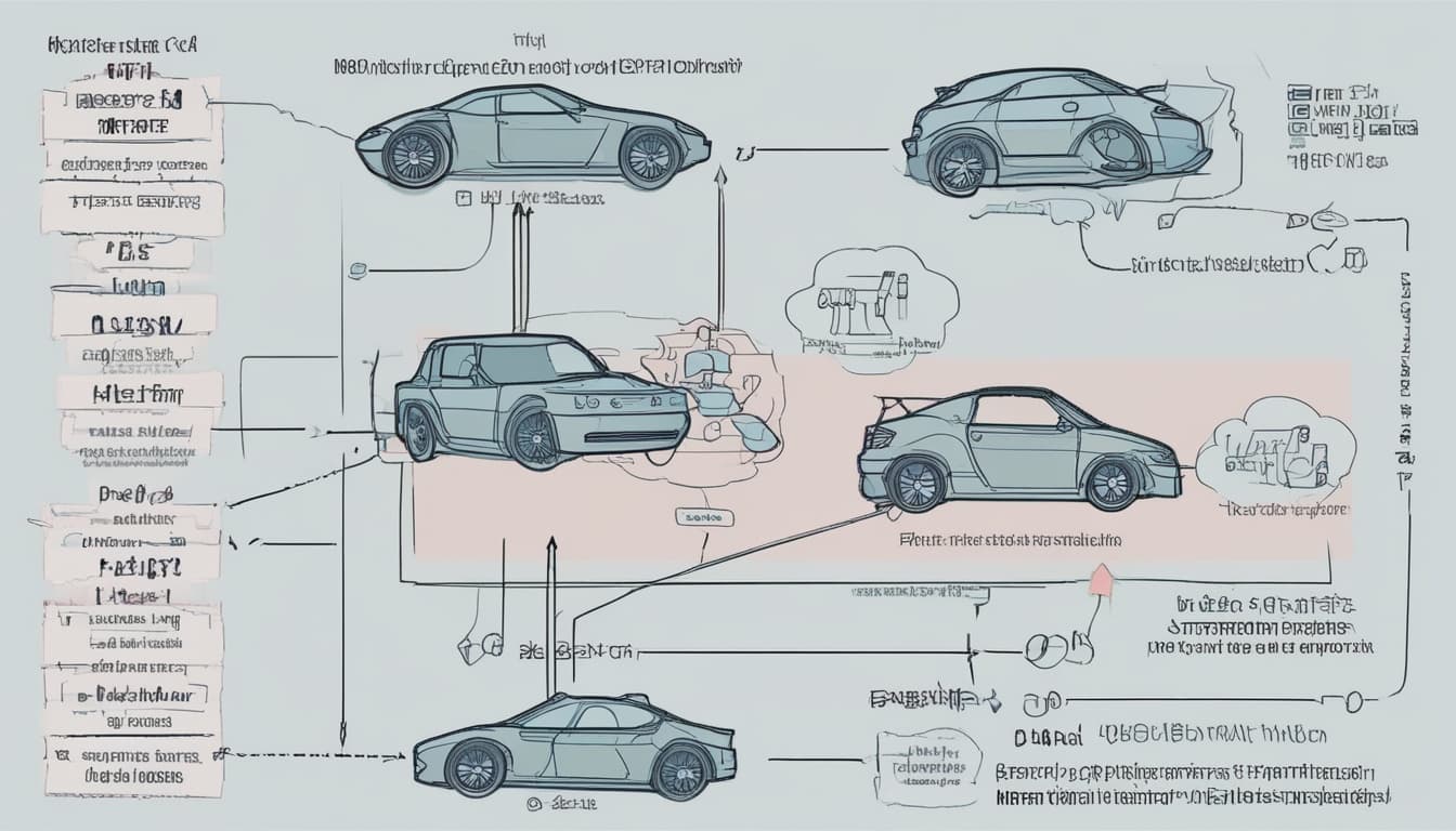 전통적 차량 아키텍처와 SDV 아키텍처 비교 다이어그램
