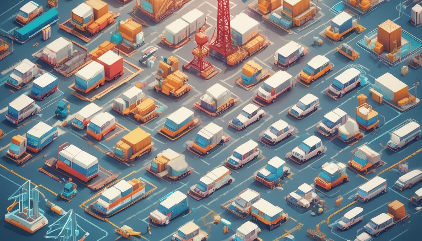 최적화된 글로벌 자동차 공급망 네트워크 시각화