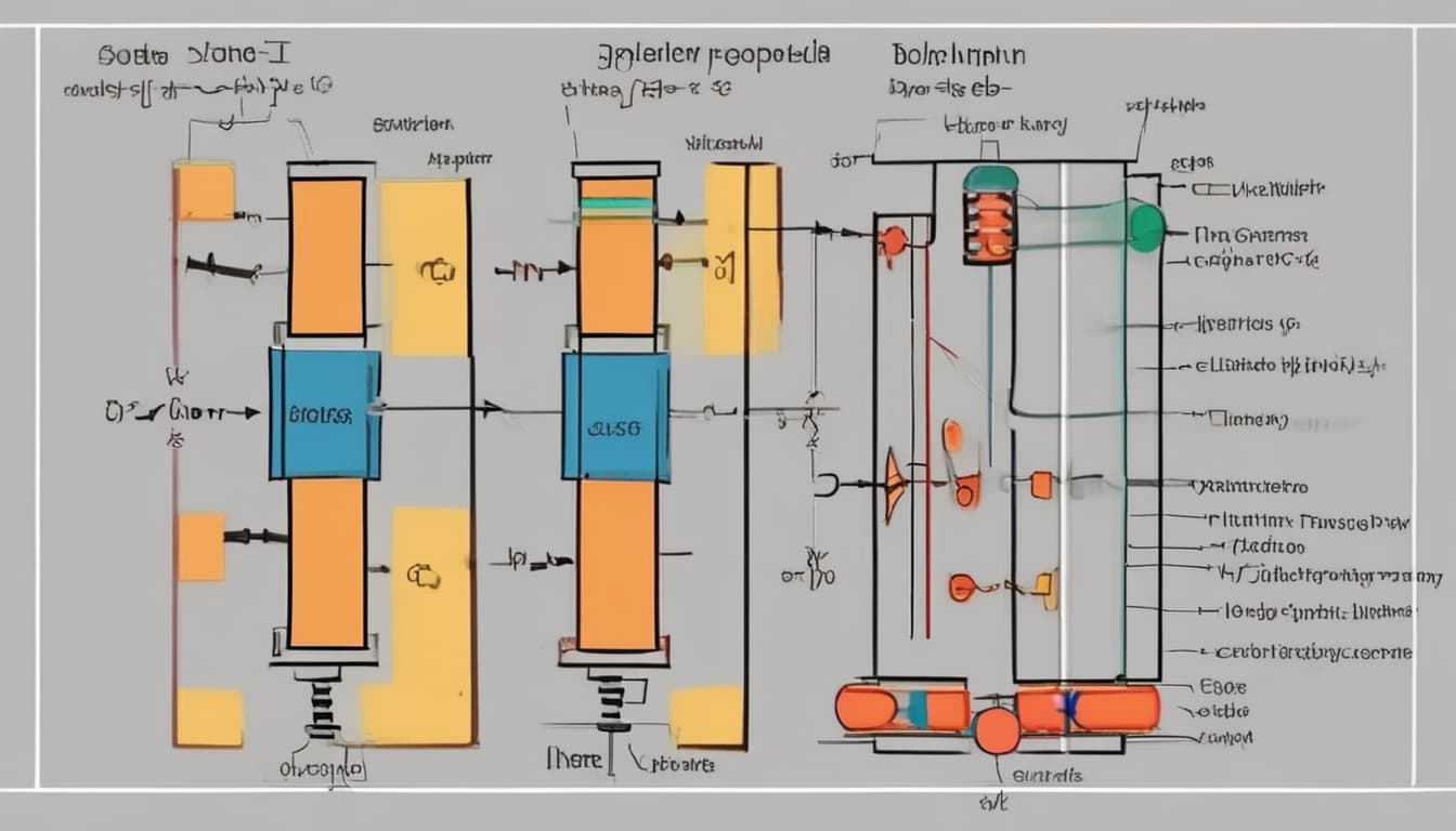 Схематическое изображение структуры твердотельного аккумулятора в сравнении с литий-ионным
