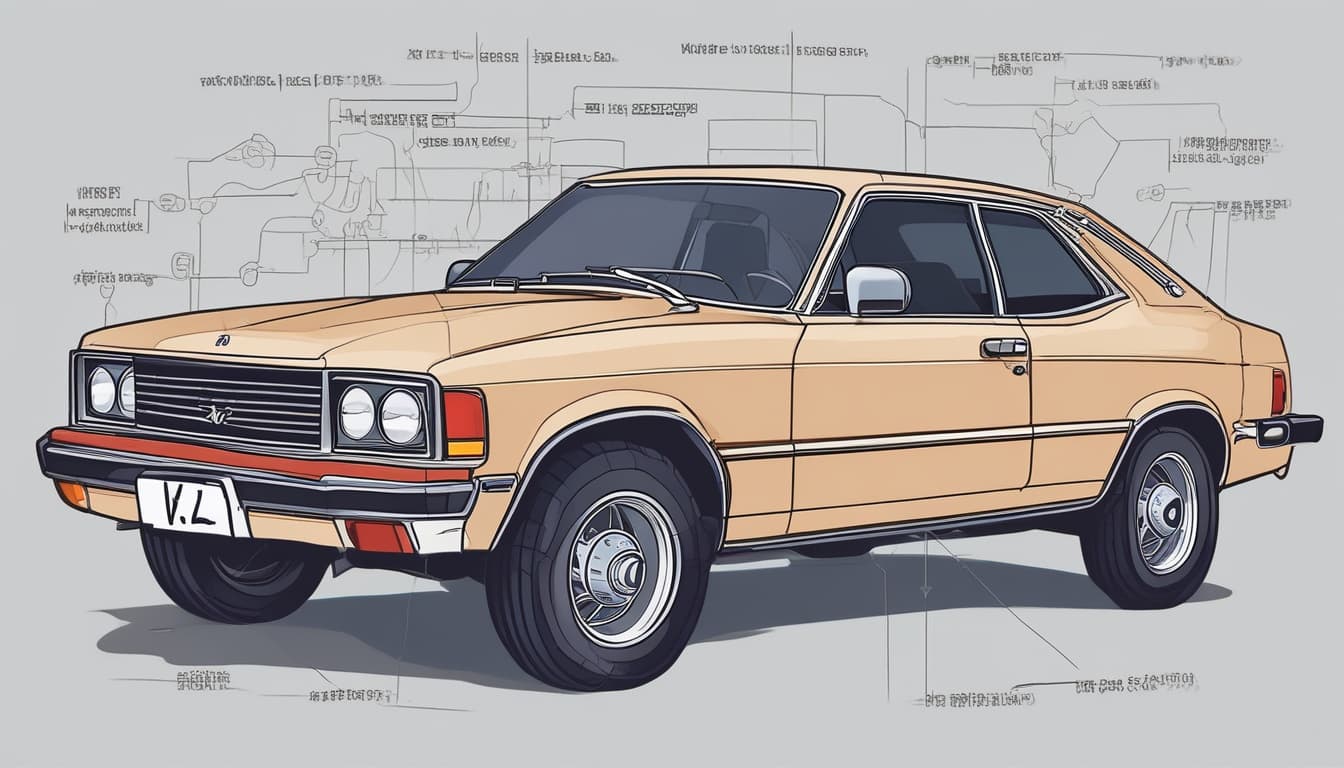 车辆使用DSRC技术进行通信的示意图