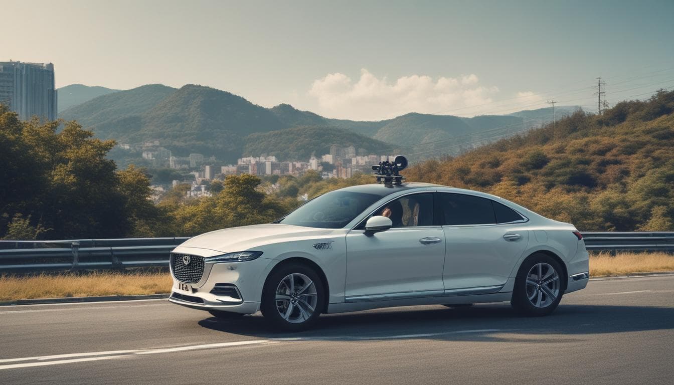 자율주행 자동차 사진