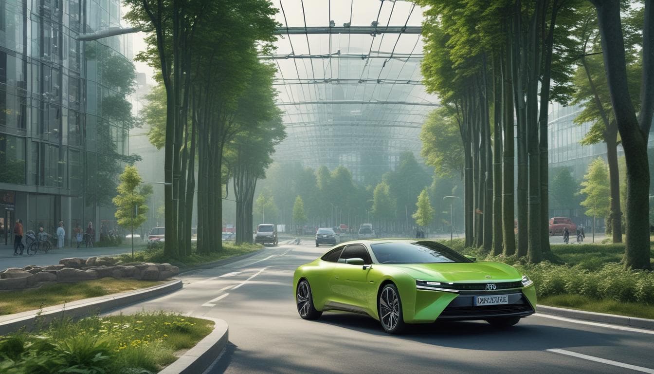 Bild einer nachhaltigen Zukunft der Mobilität