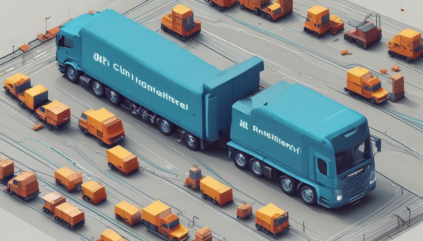 Bild einer KI-gestützten Logistikplattform
