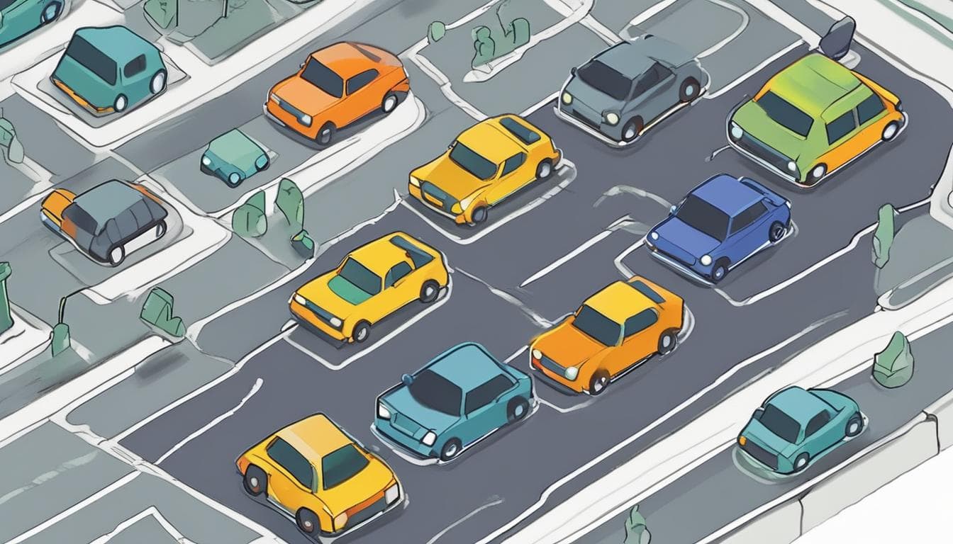 Image: A network of EV charging stations