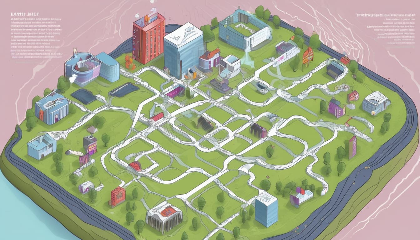 Diagram showing the flow of data in a connected autonomous vehicle and potential cybersecurity vulnerabilities