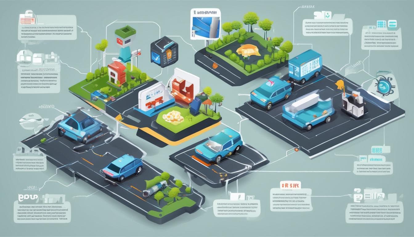 未来智能充电网络概念图