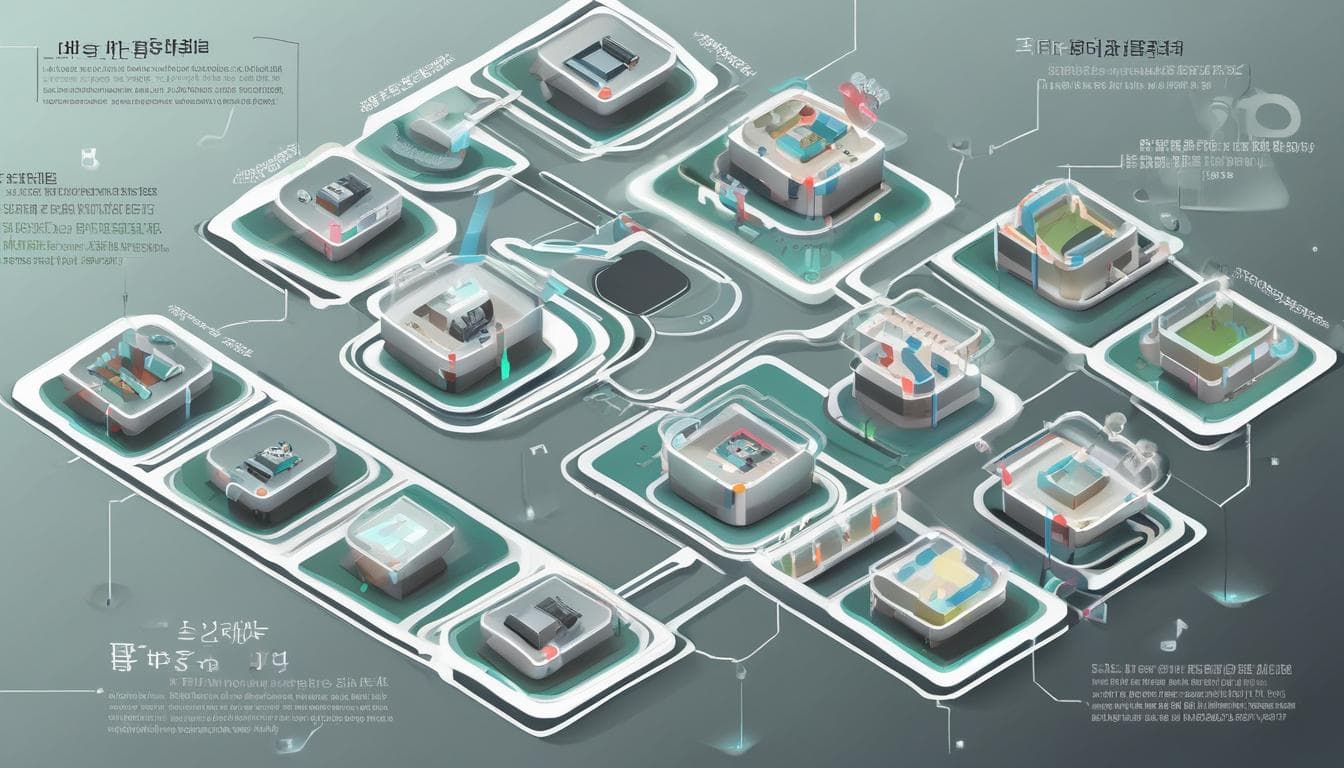 智能充电网络示意图