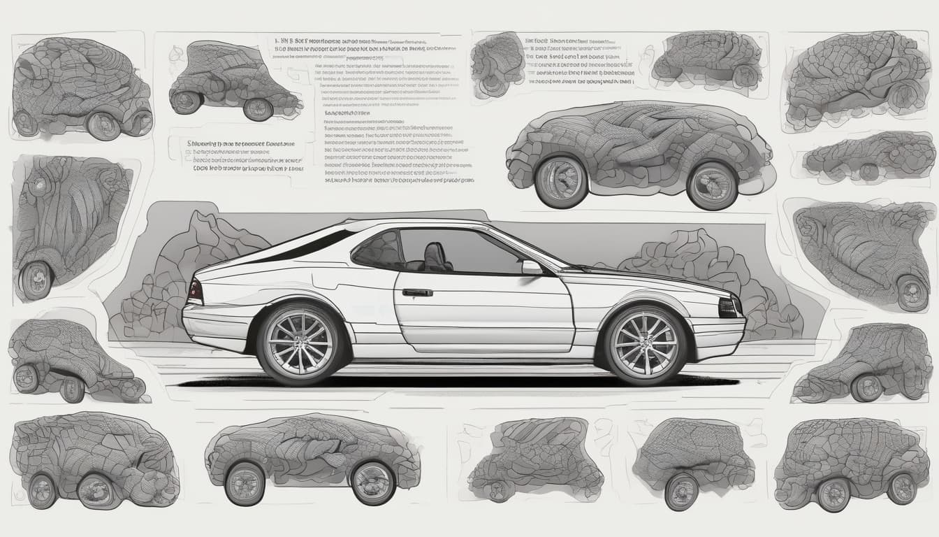Diagrama ilustrando um sistema sensorial automotivo inspirado em um animal