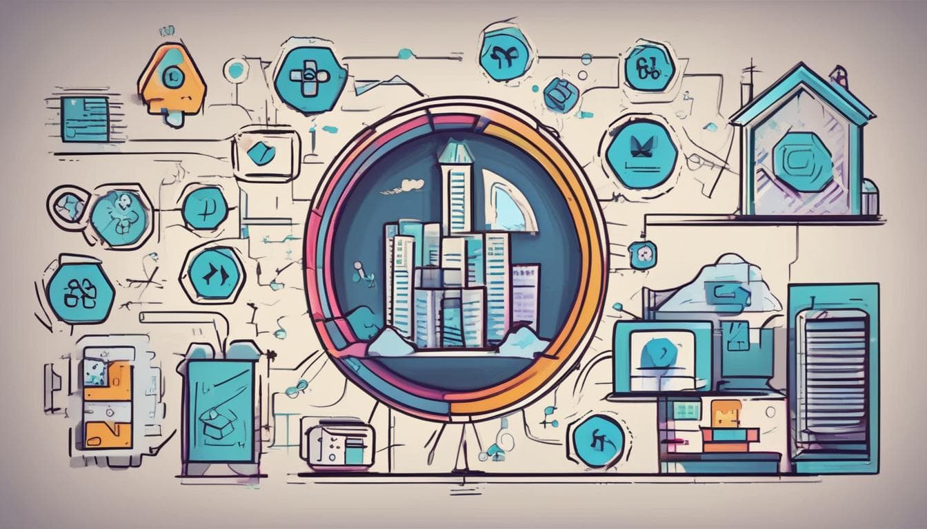 صورة توضح استخدام البلوك تشين في حلول التأمين